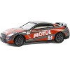 2015 Nissan GT-R (R35) #2 "MOTUL" Gray with Red Graphics "Hobby Exclusive" Series 1/64 Diecast Model Car by Greenlight - 2 of 3