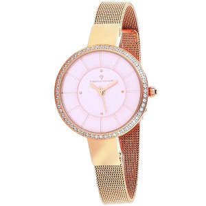 Christian Van Sant Women's Reign Pink Dial Watch - CV0223 - 1 of 1
