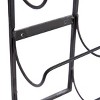 Industrial Metal Wall Wine Rack Black - Olivia & May - 3 of 4