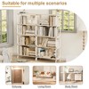 NicBex Bookcases for Living Room 5 Tier Large Bookcase Open Bookshelf Vintage Industrial Style Bookshelf with Metal Frame - 4 of 4
