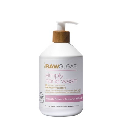 Raw Sugar Liquid Hand Wash Sensitive Skin - Beach Rose - 16.9 fl oz