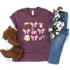 The Juniper Shop Coquette Beach Chart Youth Short Sleeve Tee - M - Plum - 4 of 4