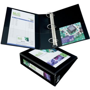 Avery Heavy-Duty Framed View 3-Ring Binder, 3" One Touch EZD Rings, 1 Black Binder (68037) - 1 of 4