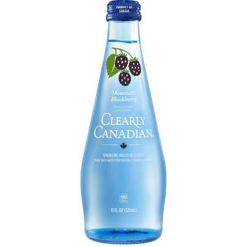 Clearly Canadian Mountain Blackberry Sparkling Water - 11 fl oz Bottle