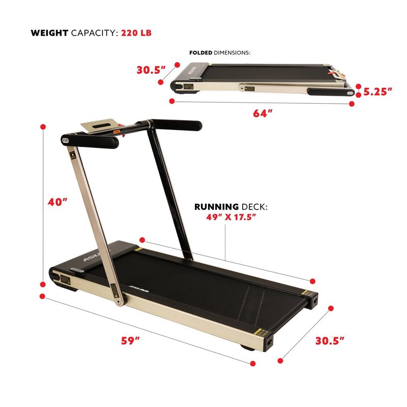 ASUNA G Slim Folding Motorized Treadmill, 5 of 15