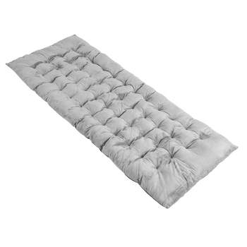 Costway Grey Seat Cushions Gel Memory Foam Non-slip Bottom Dining