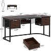 Tribesigns 63-Inch Executive Desk with 4 Drawers, Large Home Office Desk Computer Desk - 3 of 4