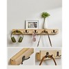 SONGMICS Coat Rack Wall Mount, Coat Hooks Wall Mounted, 5 Double Metal Hooks for Bags, Hats, and Towels - 4 of 4