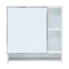 SEVOBAL Bathroom Storage Cabinets Bathroom Mirror Cabinet Wall Mounted Medicine Cabinet over Toilet Storage Cabinet Shelves, White, 21.6"*22"*5" - 3 of 4