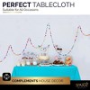 Plastic Tablecloth Disposable, Tablecloths for Rectangle Tables 54 inch. x 108 inch. Fits Tables Up to 8 Feet, Table Cloth for Party - SparkSettings - 4 of 4