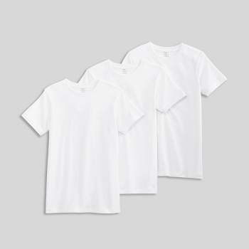School PE White Crew Neck T-Shirt Unisex Children Kids Boys Girls Cotton Tee