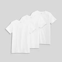 Jockey Generation™ Boys' 3pk Crew Neck Undershirt - White S