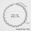 Y2K Gothic Necklace - Chunky Faux Pearl Chain for Women & Men - 4 of 4