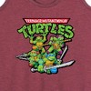 Women's - Teenage Mutant Ninja Turtles - Gaming Group And Logo Graphic Racerback Tank - 2 of 4