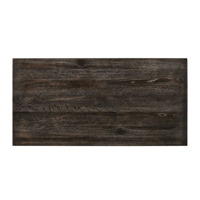 Weathered Gray Wood Rectangular Counter Height Dining Table