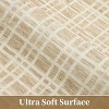 Checkered Easy Jute, Super Soft Rug for Bedroom, Soft Shaggy Plush for Bedroom Dining Room Non-Slip Stain Resistant Under Table Rug - 3 of 4