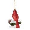 Jim Shore 3.75 In Caring Cardinal Winter Blessing Heartwood Creek Ornament Tree Ornaments - 2 of 3