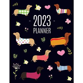 Dachshund Planner 2023 - by  Happy Oak Tree Press (Paperback)