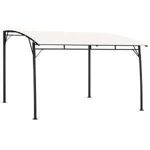 vidaXL Garden Sunshade Awning 118.1"x118.1"x100.4" Cream - 1 of 4