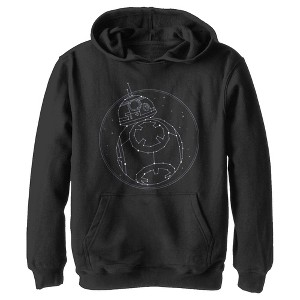 Boy's Star Wars: The Rise of Skywalker BB-8 Starry Constellation Pull Over Hoodie - 1 of 3