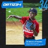 Ortiz34 9" Graffiti Youth T-Ball Glove, Right Hand Throw, Easy Close, No Break-In, Lightweight, Black/Blue - 4 of 4