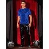 INSPIRE CHIC Men's Crew Neck Short Sleeve Disco Velvet T-Shirts - 2 of 4