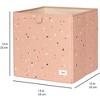 3 Sprouts Recycled Fabric Storage Cube - 13" - Terrazzo Clay - 3 of 4