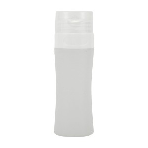 Unique Bargains Portable Cylinder Silicone Pump Bottle Pink 1 Pc - 1 of 4