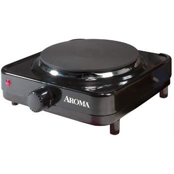 Aroma AHP 303 Single Burner Plate Refurbished Black