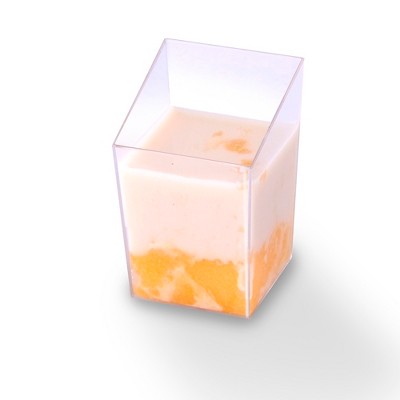 Clear Plastic Disposable Dessert Cups - 1000 Count