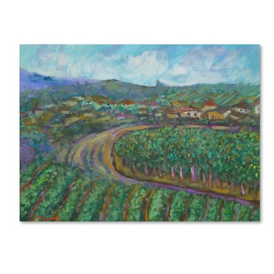 18" x 24" Cherry Trees and Strawberry Fields by Manor Shadian - Trademark Fine Art