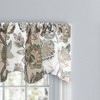 Ellis Curtain Wynette Lined Scallop 3" Rod Pocket Valances for Windows 50" x 16" Grey - 3 of 4