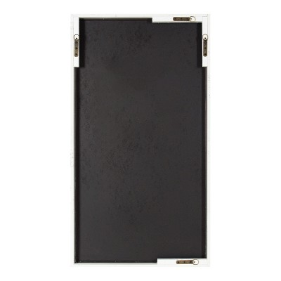 White Farmhouse Full Length Rectangular Bathroom Vanity Mirror