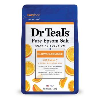 Dr Teal's Glow & Radiance Citrus Pure Epsom Bath Salt - 3lb