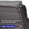Belord Patio Furniture Set with Rocking Chairs, All Weather Wicker Outdoor Conversation Set with Patio Couch Rocking Chair Coffee Table Ottoman - 4 of 4