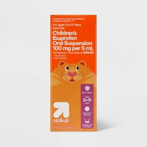 Childrens Ibuprofen (NSAID) Oral Suspension Pain Reliever & Fever Reducer Liquid - up&up™ - 1 of 4