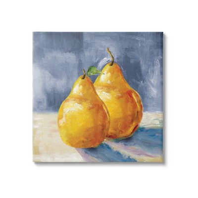 Stupell Industries Classic Yellow Pears Canvas Wall Art