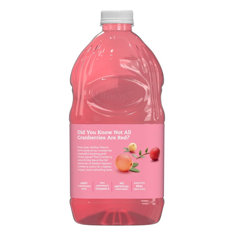 Ocean Spray Pink Cranberry Juice - 64 fl oz Bottle, 2 of 7