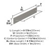 Amerock Ladera Backplate for Cabinet Knobs and Pulls - 3 of 4