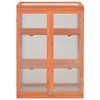 vidaXL Greenhouse Wooden Wood and Polycarbonate board 29.5x18.5x42.9 in - 2 of 4