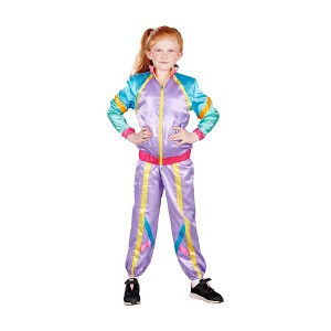 Child 80s Tracksuit Costume - 1 of 3