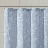 VYNXARIA Elegant and simple decoration Floral Shower Curtain,Blue - 3 of 4