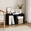 HOMLUX 2-Cube Bookcase Floor Open Wooden Storage Bookshelf Toy Organizer, Multiple Colors - 2 of 4