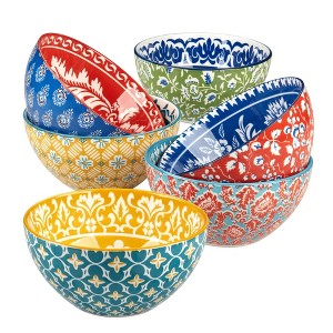 Certified International Set of 6 30oz Panache All Purpose Bowls - 1 of 4