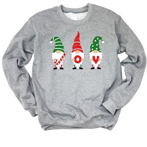 Simply Sage Market Women's Graphic Sweatshirt Joy Gnomes - 1 of 2