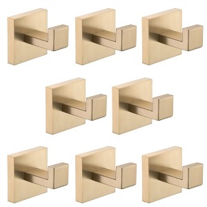 Tramull 8-Pack Stainless Steel Hooks, Wall Mount for Bathroom, Kitchen & Bedroom Organization - 1 of 4