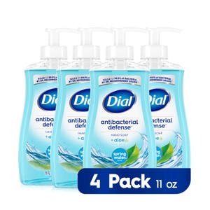 Dial Liquid Hand Soap Spring Water - 11oz/4pk - 1 of 4
