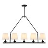 Josphete 5 Light 37.5" Chandelier - CHA4040 - Black - Safavieh - 2 of 4