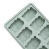 Unique Bargains Ice Tray 8-Cavity Cow Ice Mould with Lid Irregular Hand Wash Only Silicone 6.30"x4.33"x1.18" 1 Pc - 3 of 3