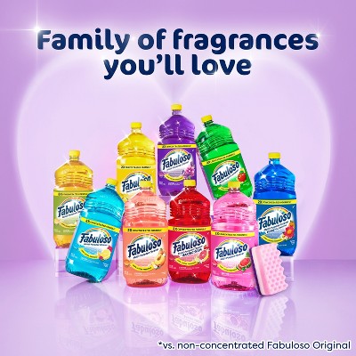 Fabuloso Pineapple Liquid All-Purpose Cleaners - 56oz: Multi-Surface, Furniture, Floor Usage